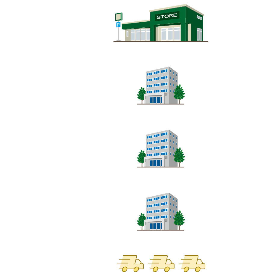 多くの配送業者の場合